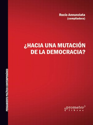 cover image of ¿Hacia una mutación de la democracia?